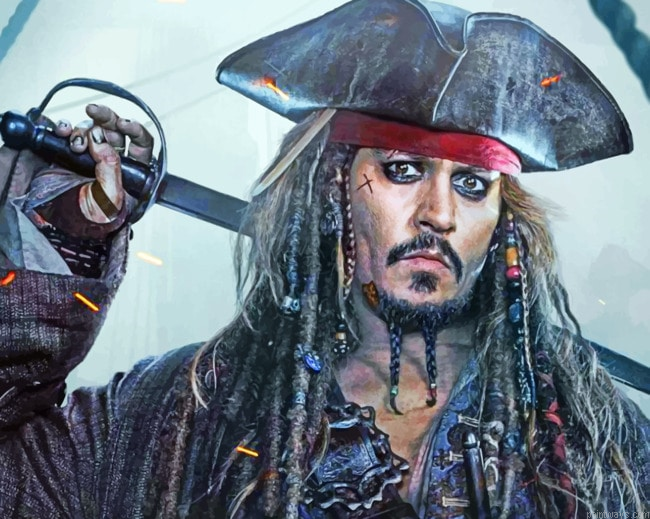 Jack Sparrow Actors Painting By Numberss.png