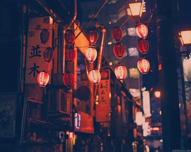 Japan Streets Painting By Numbers.png