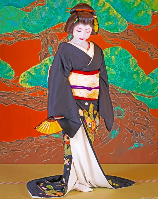 Japanese Lady Painting By Numberss.png
