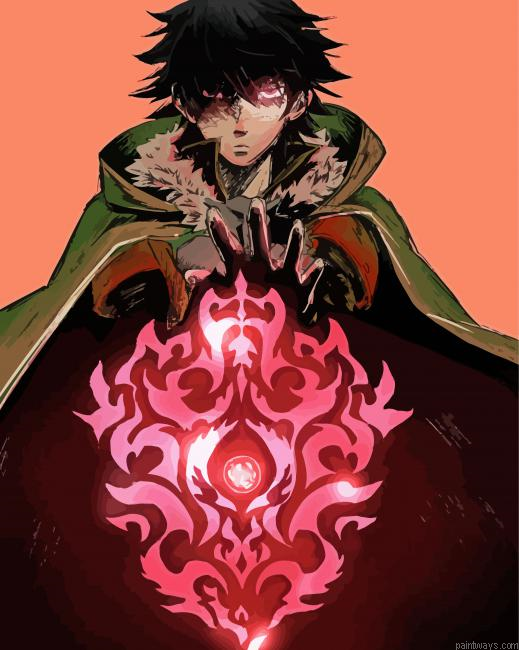 Japanese Rage Shield Painting By Numberss.png