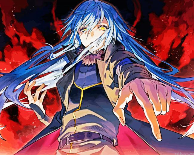 Japanese Rimuru Tempest Painting By Numberss.png