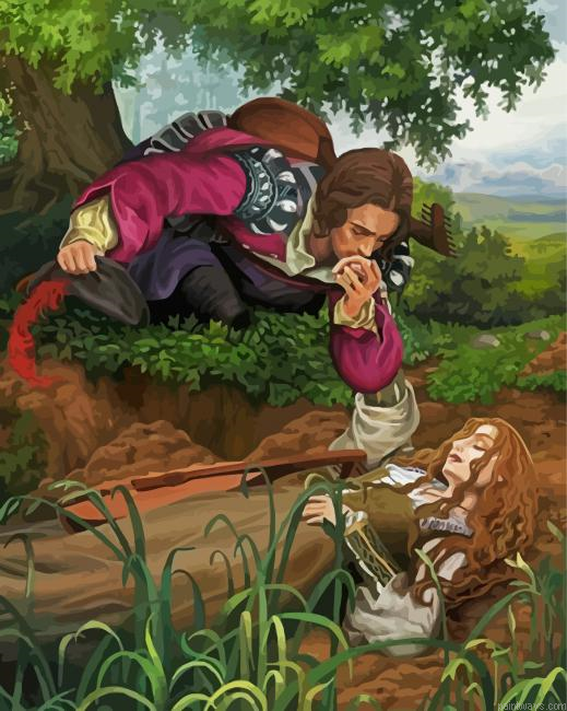 Jaskier Character Painting By Numberss.png