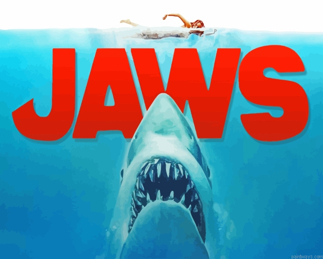 Jaws Movie Painting By Numberss.png