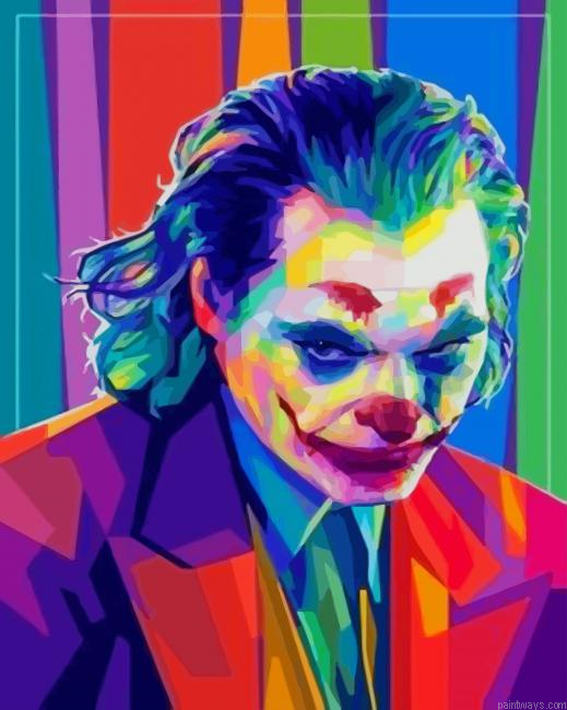 Jocker Pop Art New Painting By Numberss.png