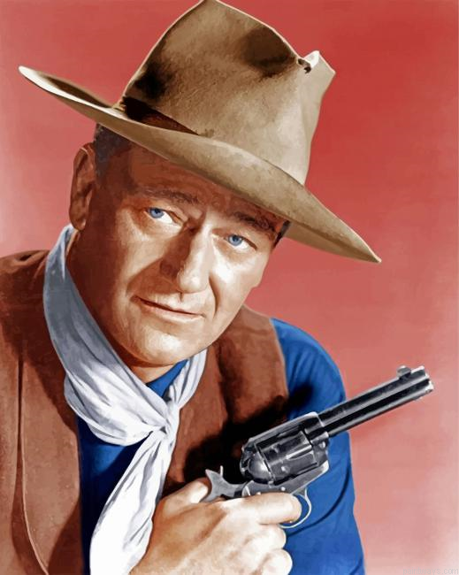 John Wayne Actor Painting By Numbers.png