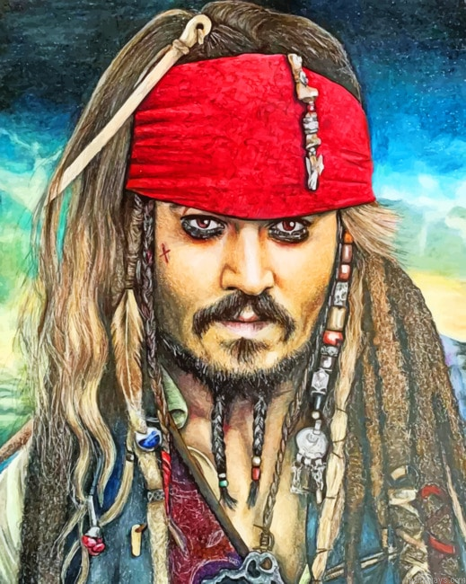 Johnny Deep Actors Painting By Numberss.png