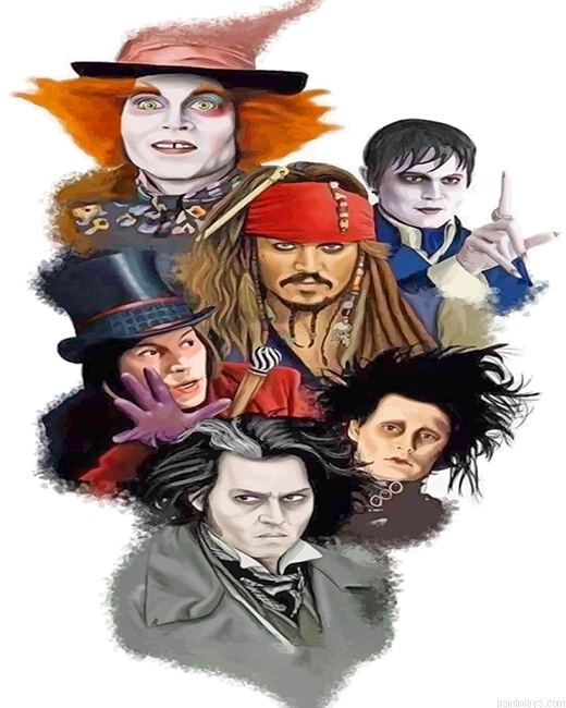 Johnny Depp Characters New Painting By Numberss.png