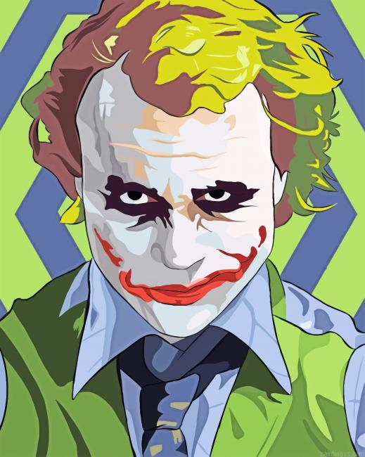 Jokers Face Drawing New Painting By Numberss.png