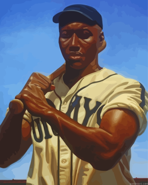 Josh Gibson Player Painting By Numbers.png