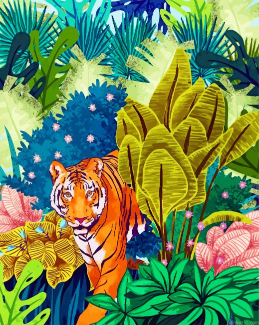 Jungle Tiger Painting By Numbers.png