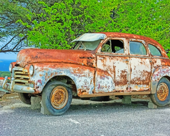 Junk Car Painting By Numberss.png