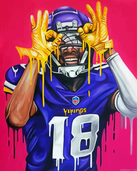 Justin Jefferson Painting By Numberss.png