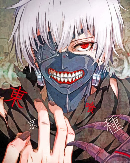 Kaneki Animations Painting By Numberss.png