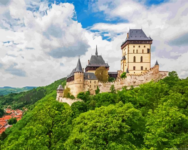 Karlstejn Castle Painting By Numberss.png
