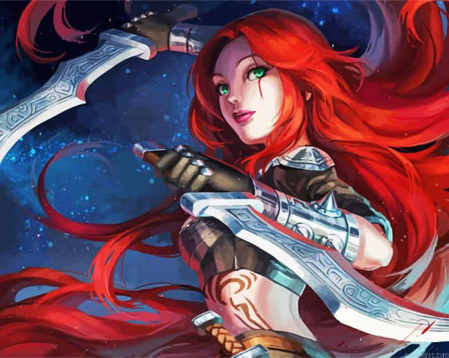 Katarina Character Painting By Numberss.png