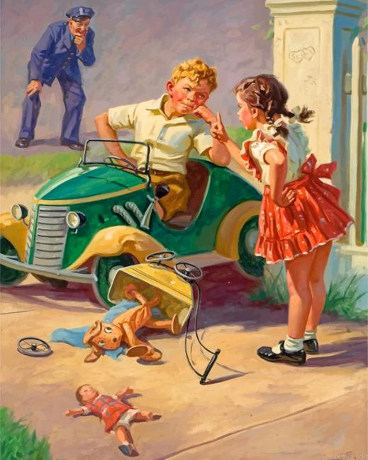 Kids Fights Painting By Numbers.png