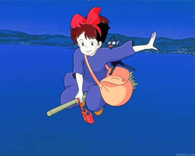 Kikis Delivery Service Painting By Numberss.png
