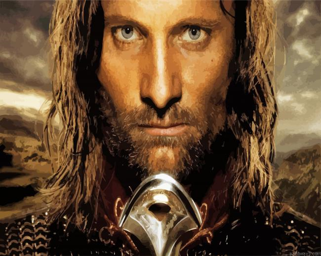 King Aragorn Character Painting By Numberss.png
