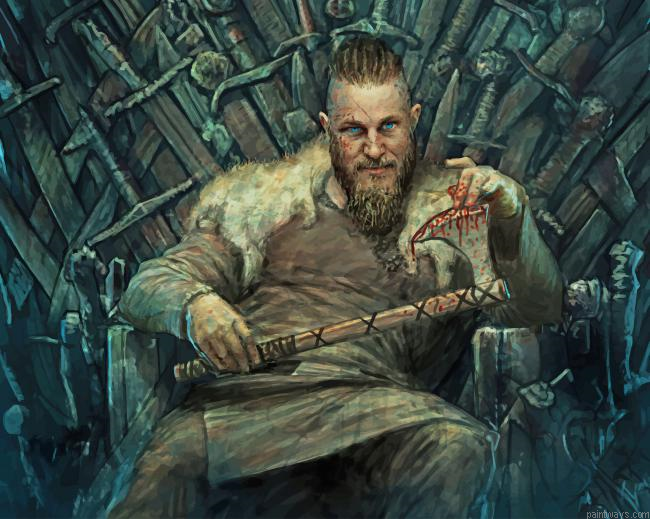 King Ragnar New Painting By Numberss.png