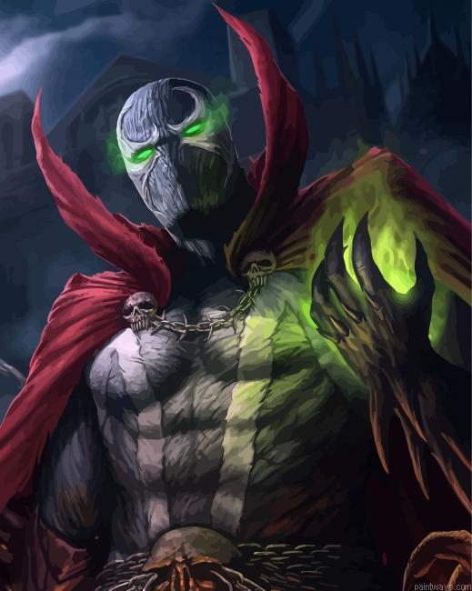 King Spawn Character Painting By Numberss.png