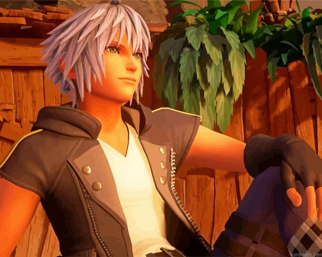 Kingdom Hearts Riku Painting By Numberss.png
