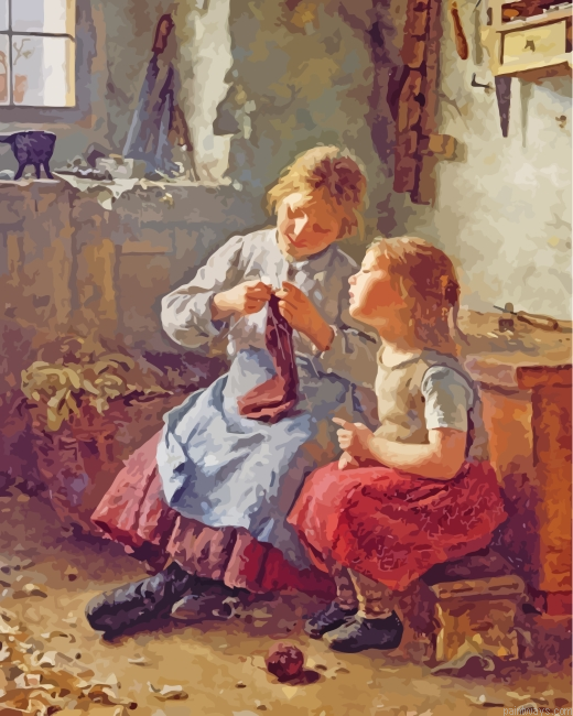 Knitting Lesson Painting By Numberss.png