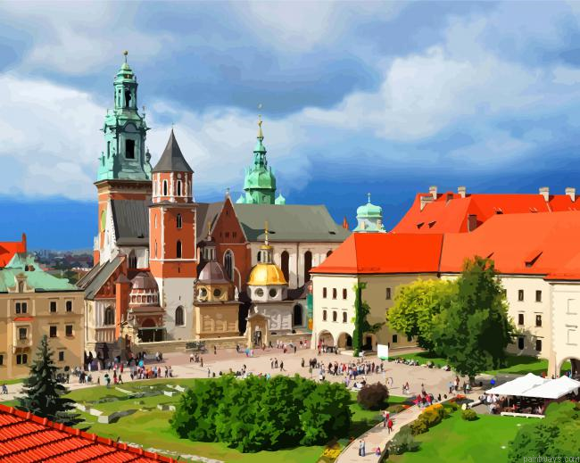 Krakow Buildings Painting By Numberss.png
