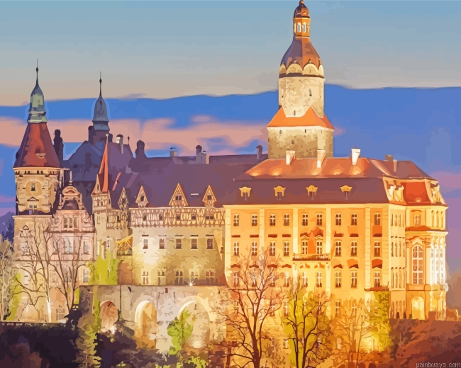 Ksiaz Castle Building Painting By Numberss.png