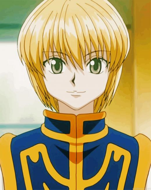 Kurapika Anime Painting By Numberss.png