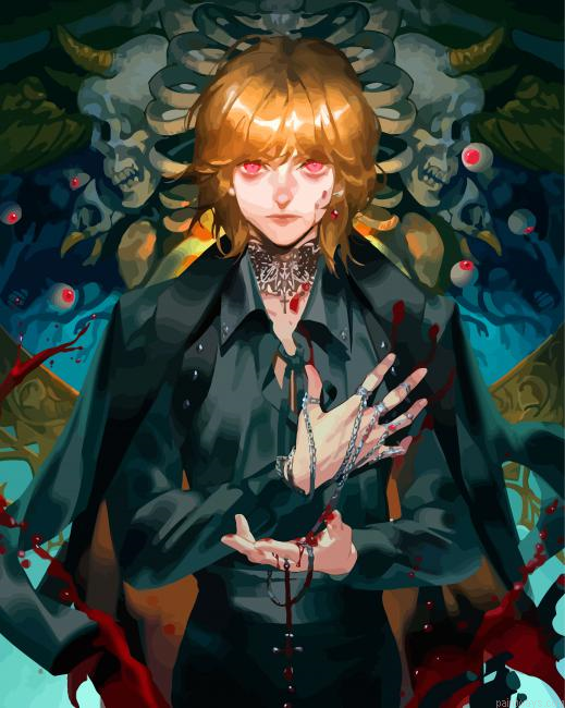 Kurapika Character Painting By Numberss.png