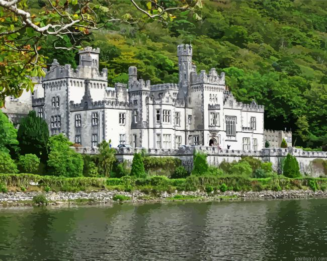 Kylemore Abbey Building Painting By Numberss.png