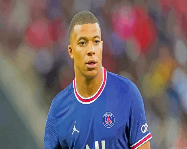 Kylian Mbappe Painting By Numberss.png