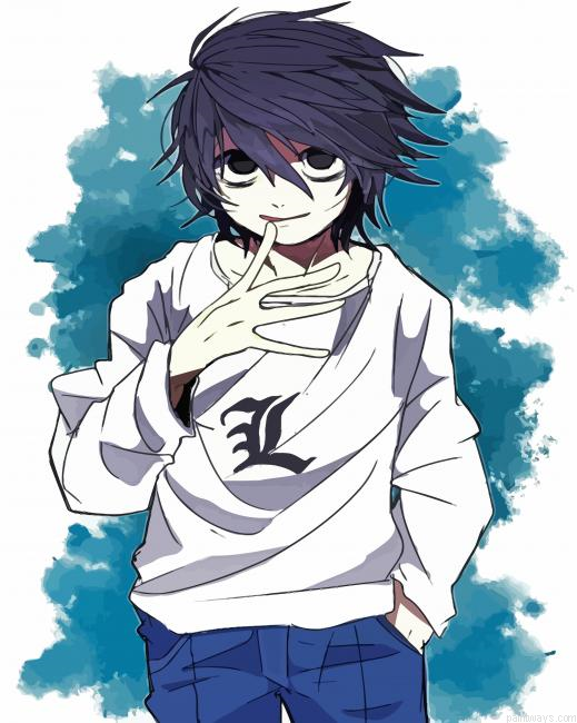 L Death Note Painting By Numbers.png