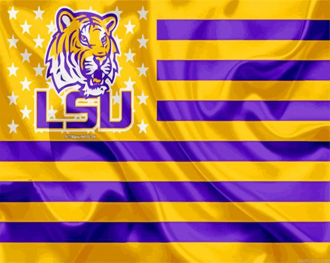 Lsu Tigers Flag Painting By Numberss.png