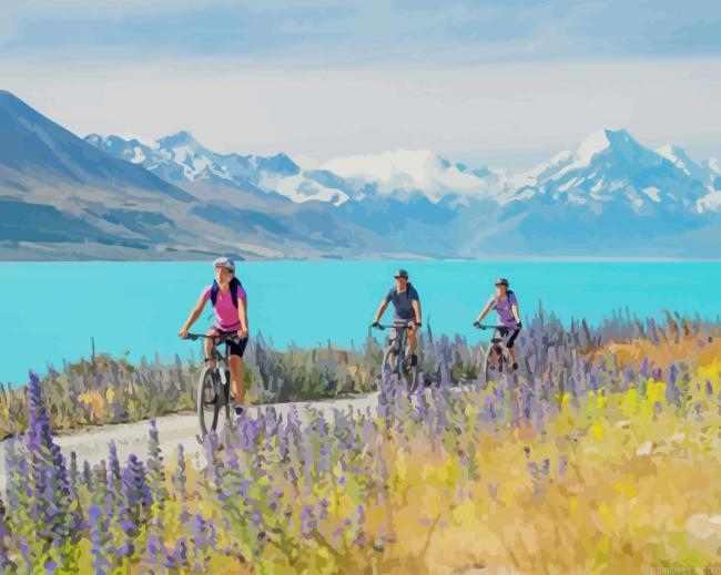 Lake Pukaki In New Zealand New Painting By Numberss.png