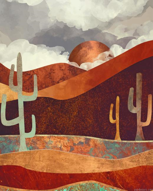 Landscape Abstract Art New Painting By Numberss.png