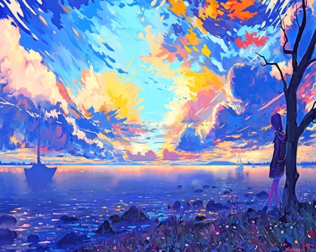 Landscape Anime Painting By Numberss.png