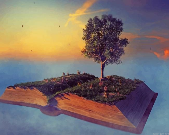 Landscape Over Book Artworks Painting By Numberss.png