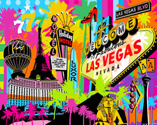 Las Vegas Pop Art Painting By Numberss.png
