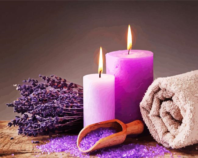Lavender Candles Painting By Numberss.png