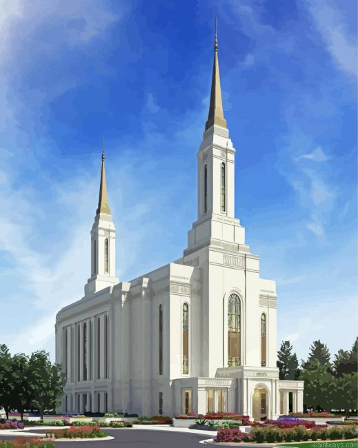 Layton Utah Temple Building Painting By Numberss.png