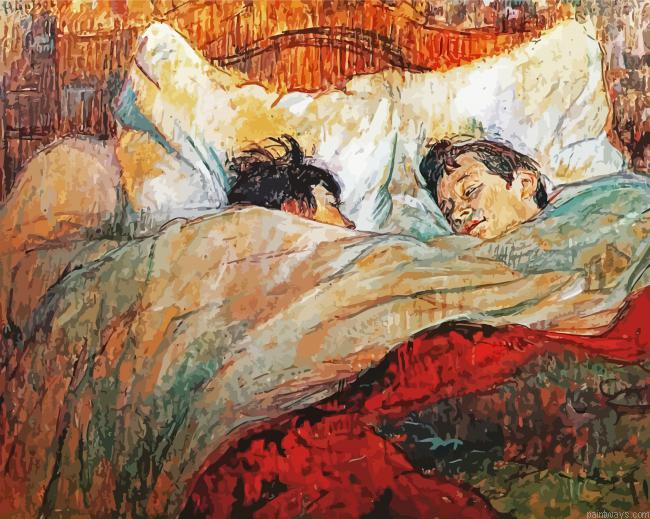Le Lit Art Painting By Numberss.png