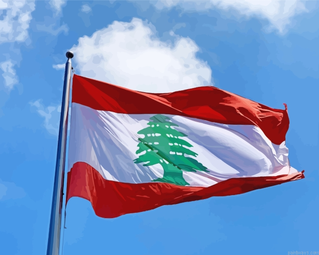 Lebanon Flag Painting By Numbers.png