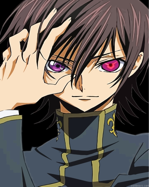 Lelouch Lamperouge Code Geass Painting By Numbers.png