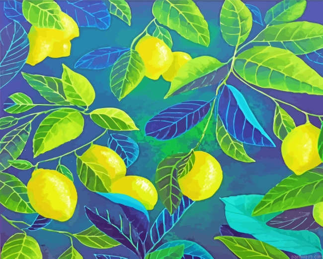 Lemons Tree Painting By Numberss.png