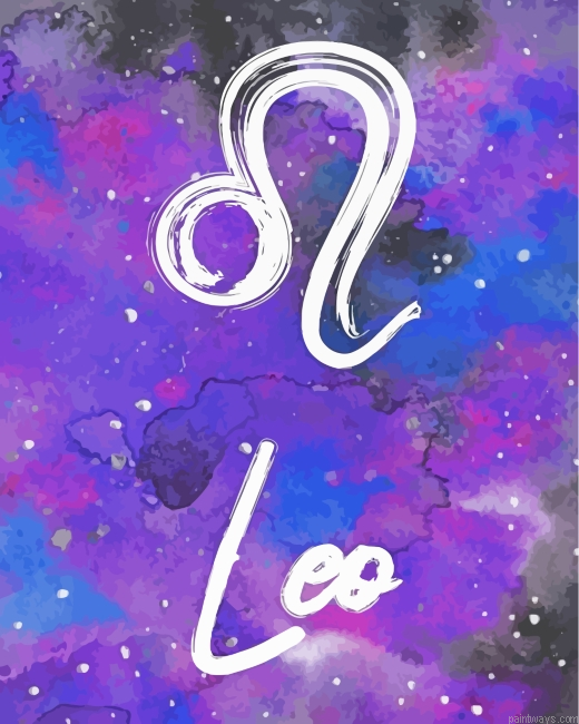 Leo Sign Painting By Numberss.png