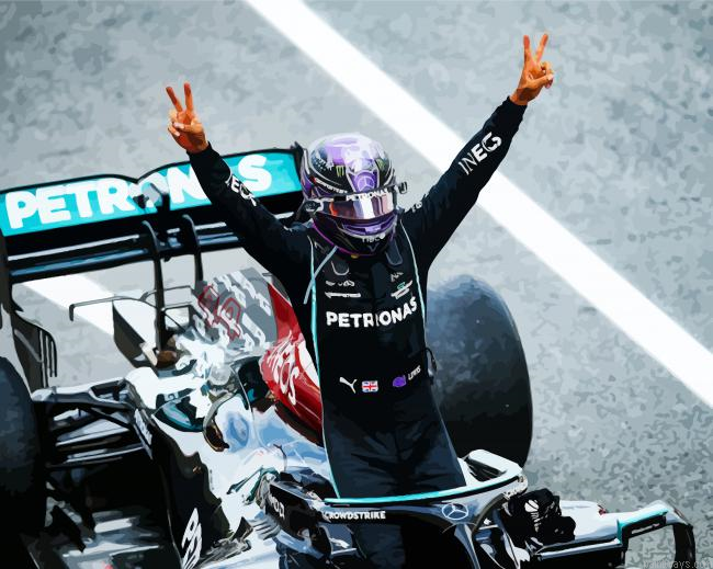 Lewis Hamilton F1 Painting By Numberss.png