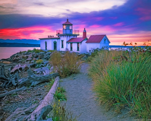 Light House In Seattle New Painting By Numberss.png