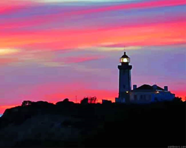 Lighthouse Silhouette Painting By Numberss.png