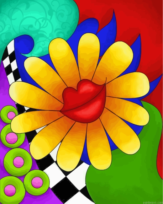 Lips Flower Painting By Numbers.png